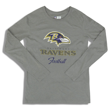 2010s Baltimore Ravens NFL L/S Tee Womens (S)