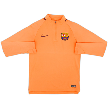 2017-18 Barcelona Nike 1/4 Zip Training Top - 8/10 - (S)