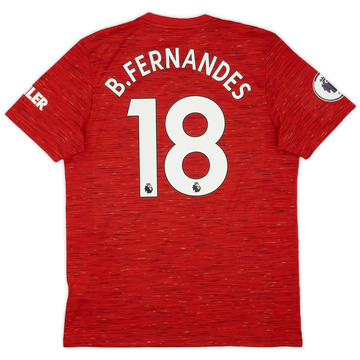 2020-21 Manchester United Home Shirt B.Fernandes #18 - 5/10 - (L)