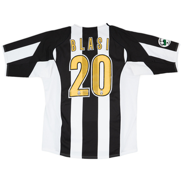 2004-05 Juventus Match Issue Home Shirt Blasi #20