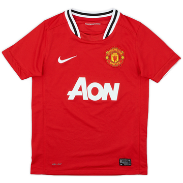 2011-12 Manchester United Home Shirt - 8/10 - (S.Boys)