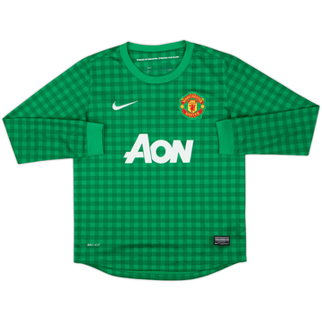 2012-13 Manchester United GK Shirt - 6/10 - (M.Boys)