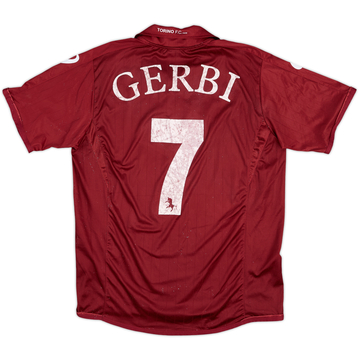 2006-07 Torino Home Shirt Gerbi #7 - 4/10 - (M)