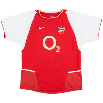 2002-04 Arsenal Home Shirt - 8/10 - (L.Boys)