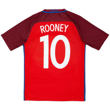 2016-17 England Away Shirt Rooney #10 - 6/10 - (S)