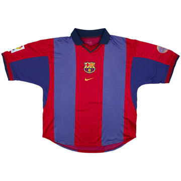 2000-01 Barcelona Home Shirt - 5/10 - (L)