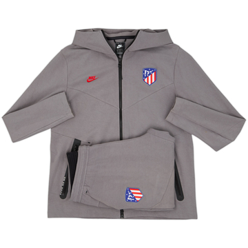 2019-20 Atletico Madrid Nike Hooded Tracksuit - 7/10 - (L)