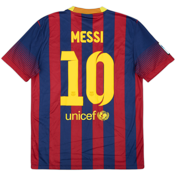 2013-14 Barcelona Camiseta Local Messi #10 - 8/10 - (M)