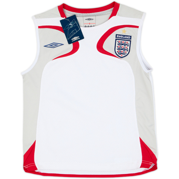 2007-08 England Umbro Training Vest (M.Boys)