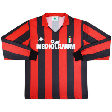 1988-89 AC Milan Local Camiseta Manga Larga - 9/10 - (M)