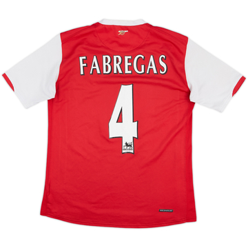 2006-08 Arsenal Home Shirt Fabregas #4 - 5/10 - (XL.Boys)