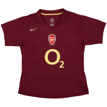 2005-06 Arsenal Home Shirt - 10/10 - (Women's M)