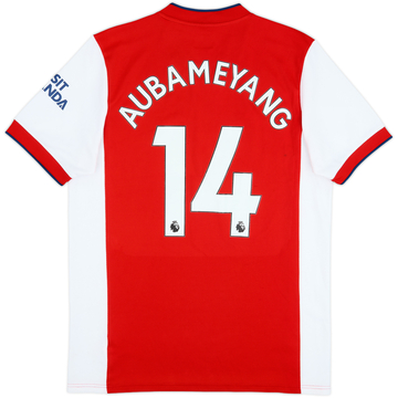 2021-22 Arsenal Home Shirt Aubameyang #14 - 7/10 - (L)