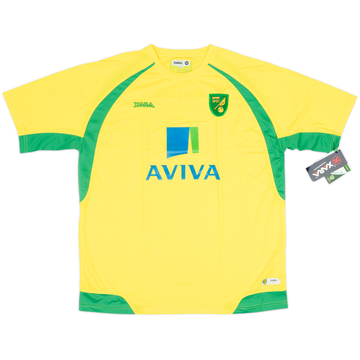 2010-11 Norwich Home Shirt (XL)