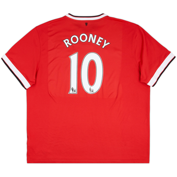 2014-15 Manchester United Home Shirt Rooney #10 - 8/10 - (3XL)