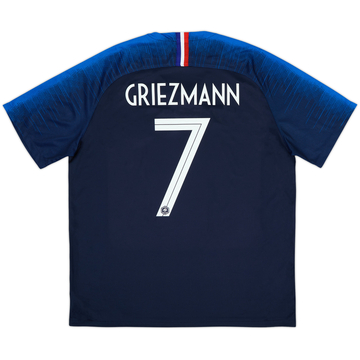 2018 France Home Shirt Griezmann #7 - 10/10 - (XL)