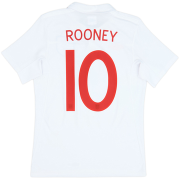 2009-10 England Home Shirt Rooney #10 - 7/10 - (S)