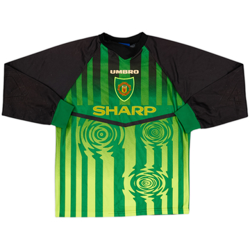 1997-98 Manchester United GK Shirt - 7/10 - (L.Boys)