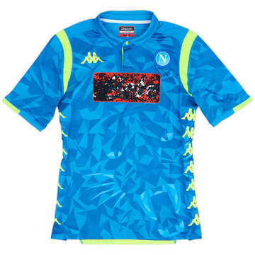 2018-19 Napoli Home Shirt - 4/10 - (L)