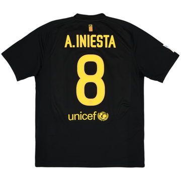 2011-12 Barcelona Away Shirt A.Iniesta #8 - 10/10 - (L)