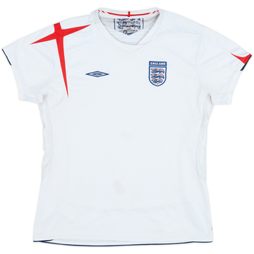 2005-07 England Home Shirt - 5/10 - (Women's M)