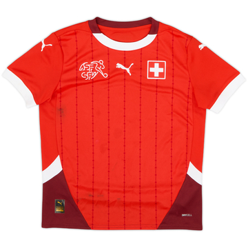 2024-25 Switzerland Home Shirt - 8/10 - (M.Boys)