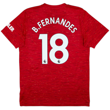 2020-21 Manchester United Home Shirt B.Fernandes #18 - 7/10 - (L)