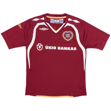 2007-08 Hearts Home Shirt - 7/10 - (S.Boys)