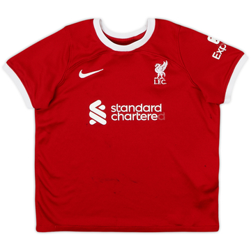 2023-24 Liverpool Home Shirt - 5/10 - (S.Boys)
