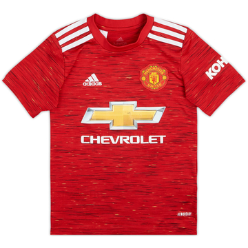 2020-21 Manchester United Home Shirt - 6/10 - (7-8 Years)