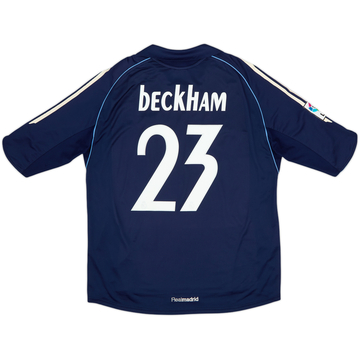 2005-06 Real Madrid Away Shirt Beckham #23 - 7/10 - (L)