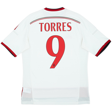 2014-15 AC Milan Away Shirt Torres #9 - 6/10 - (M)