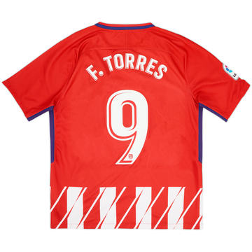 2017-18 Atletico Madrid Home Shirt F.Torres #9 - 8/10 - (M)