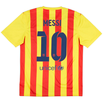 2013-15 Barcelona Basic Away Shirt Messi #10 - 5/10 - (M)