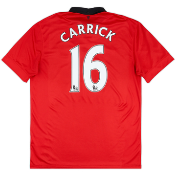2013-14 Manchester United Home Shirt Carrick #16