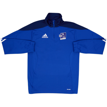 2016-17 Lyngby adidas Player Issue 1/4 Zip Drill Top #13 - 9/10 - (S)