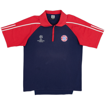 2002-03 Bayern Munich CL adidas 1/4 Zip Polo Shirt - 8/10 - (M)