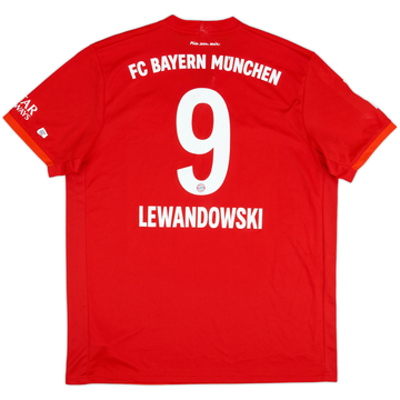 2019-20 Bayern Munich Home Shirt Lewandowski #9 - 6/10 - (XL)