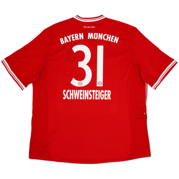 2013-14 Bayern Munich Home Shirt Schweinsteiger #31 - 8/10 - (XXL)
