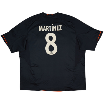2012-13 Bayern Munich Third Shirt Martinez #8 - 6/10 - (3XL)