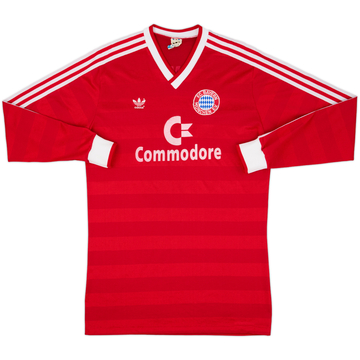 1986-87 Bayern Munich Home L/S Shirt - 9/10 - (L)