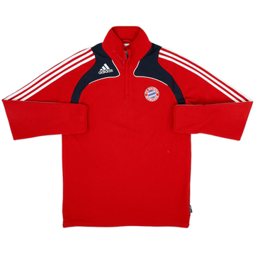 2008-09 Bayern Munich adidas Fleece 1/4 Zip Top - 7/10 - (S)