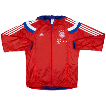 2014-15 Bayern Munich Player Issue adidas Hooded Track Jacket - 6/10 - (L)
