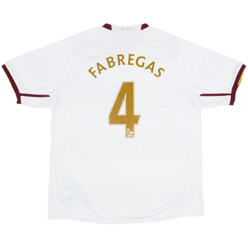 2007-08 Arsenal Away Shirt Fabregas #4 - 7/10 - (XL)