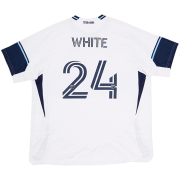 2025-26 Vancouver Whitecaps Authentic Home Shirt White #24 - 8/10 - (XXL)