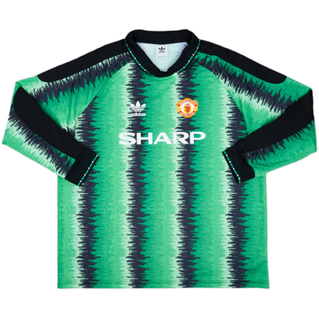 2022-23 Manchester United '1990-92' adidas Originals Reissue GK Shirt - 10/10 - (XXL)