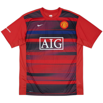 2009-10 Manchester United Nike Training Shirt - 8/10 - (XL)