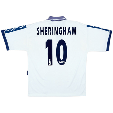 1995-97 Tottenham Home Shirt Sheringham #10 - 5/10 - (L)