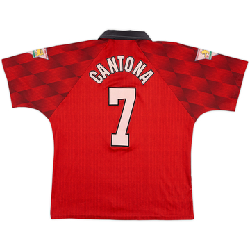 1996-98 Manchester United Home Shirt Cantona #7 - 5/10 - (M)
