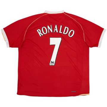 2006-07 Manchester United Home Shirt Ronaldo #7 - 6/10 - (XXL)
